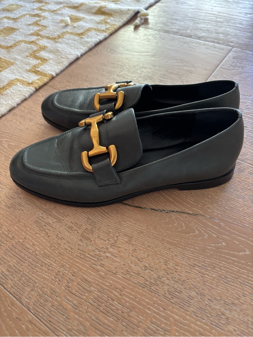 Boden Iris Snaffle Loafers, Chatsworth Green Leather, Size 39 - Picture 3 of 4